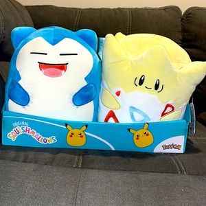 Squishmallows Snorlax & Togepi